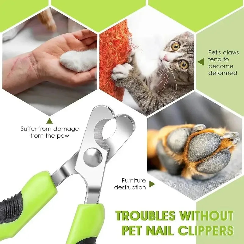 Hot Sale Cat Nail Toe Claw Clippers Trimmer Grooming Tools Animals Pet Supplies Stainless Steel Dog Nail Clipper Scissors