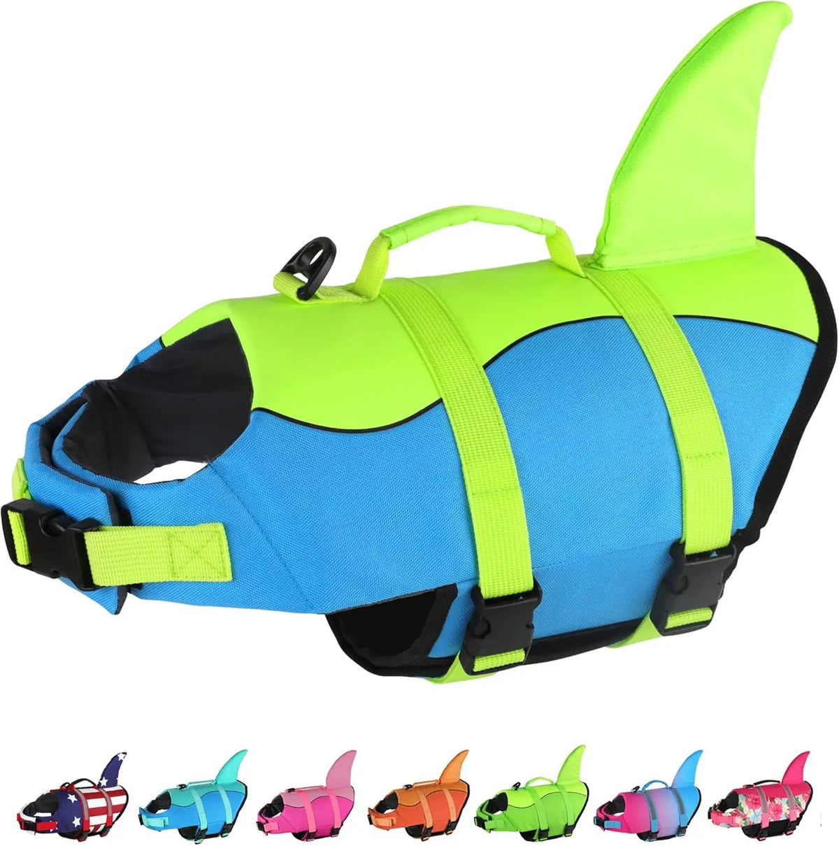 Pet life jacket dog outdoor swimming shark large dog