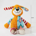Pet Plush Toy Cute Animals Bite Resistant Interactive Squeaky Dog Chewing Toy Pet Dog Teeth Cleaning Chew Toy Pet Supplies