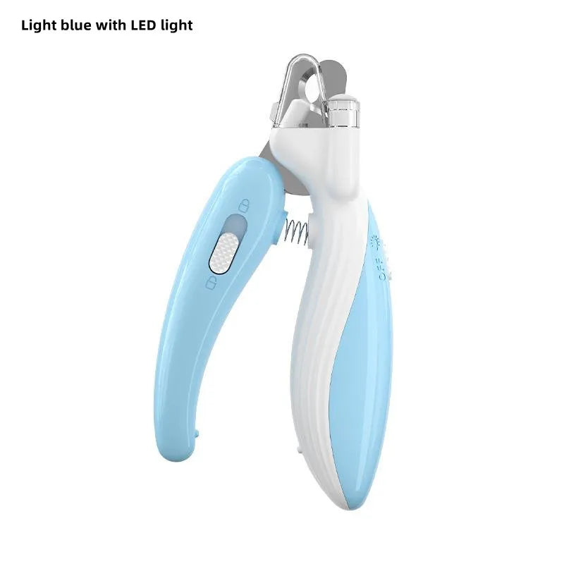 Professional Pet Nail Clippers with LED Light - Pet Claw Grooming Trimmer for Dogs Cats Small Animals Paw Nail Care Pet Supply