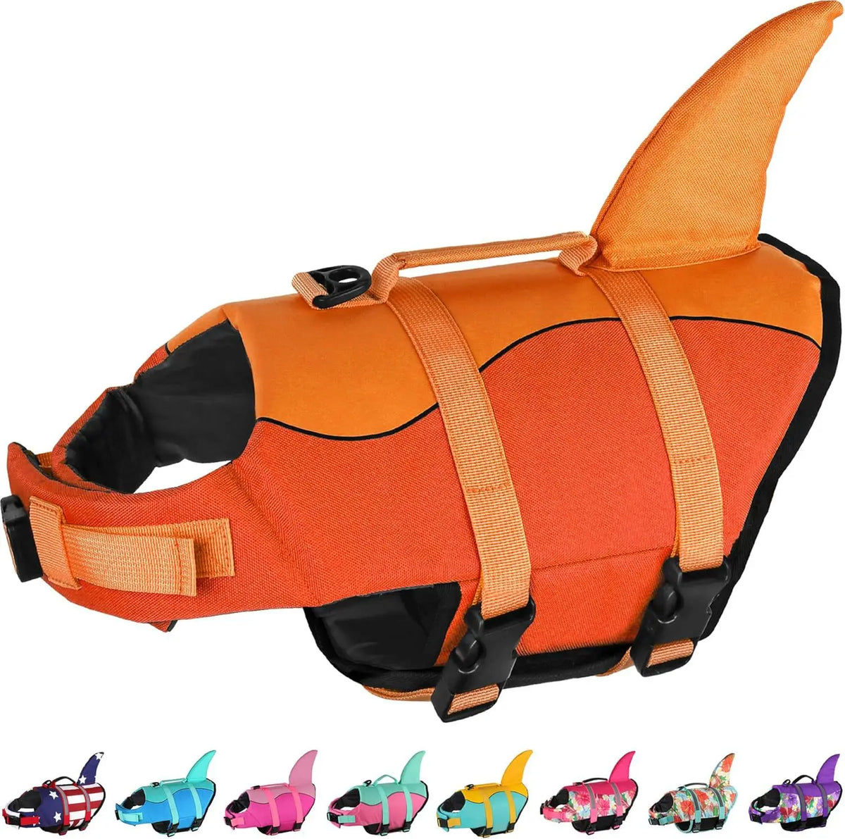 Pet life jacket dog outdoor swimming shark large dog