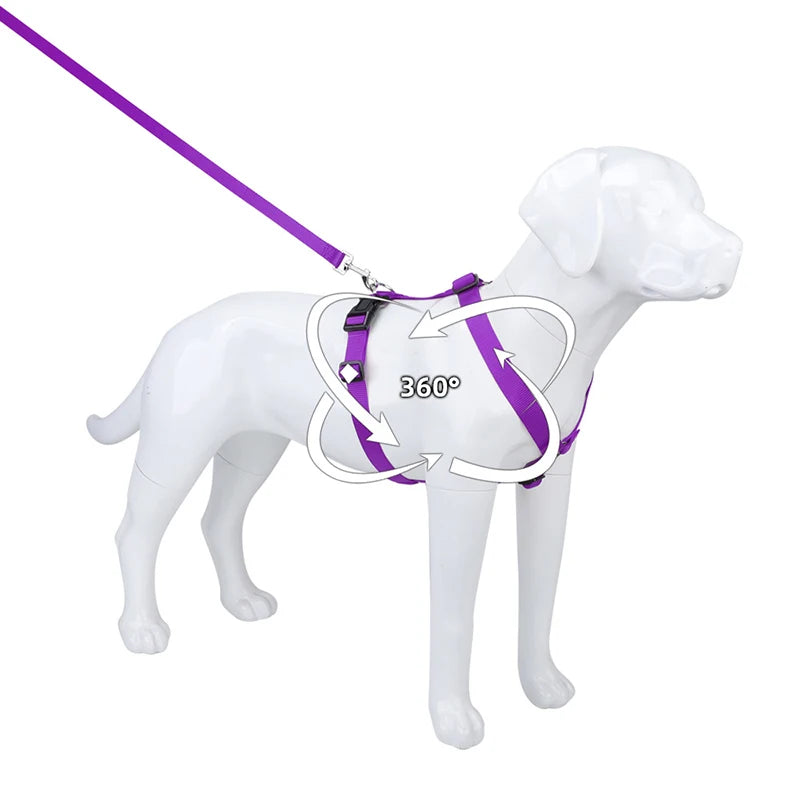 Adjustable Soft Lightweight H-shaped Dog Harness Washable Outdoor Traveling Explosion-proof Harness for Dog Arnés Para Perro